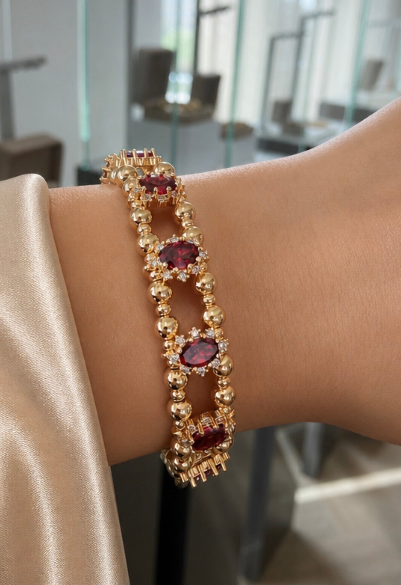 Royal Ruby Bangle