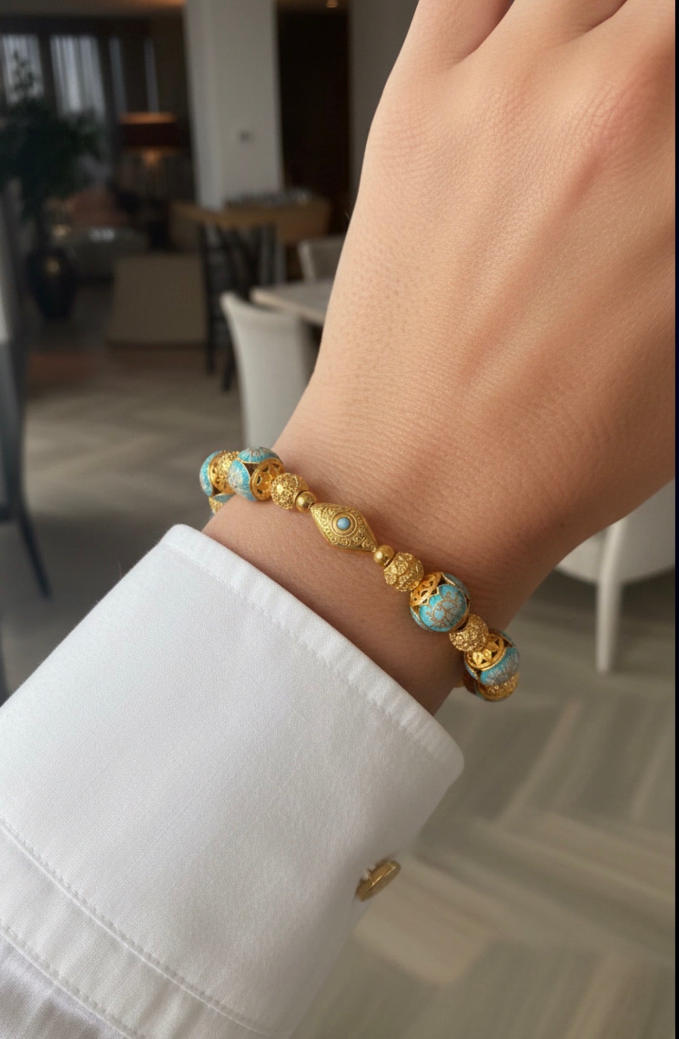 Azure Heritage Bangle