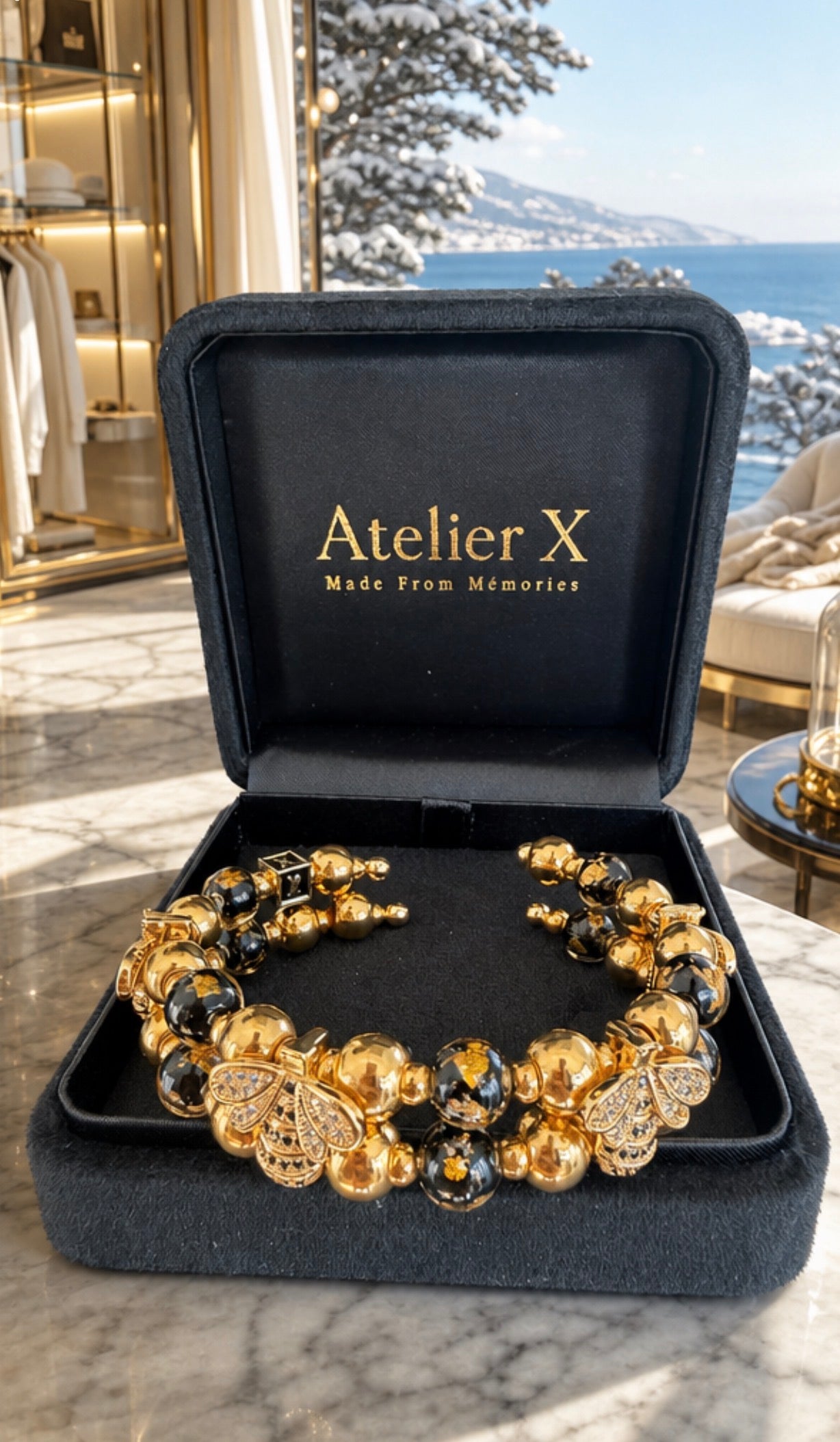 FOUR GOLDEN BEES — Limited Edition