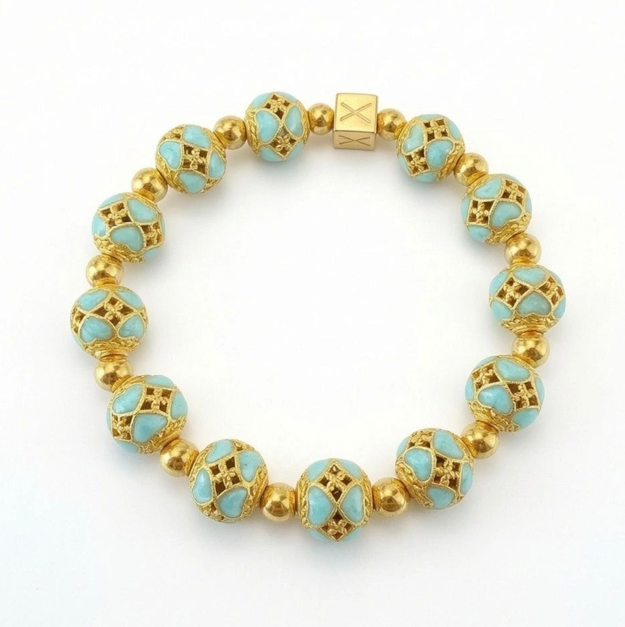 The X Trilogy – Turquoise Goldleaf Set