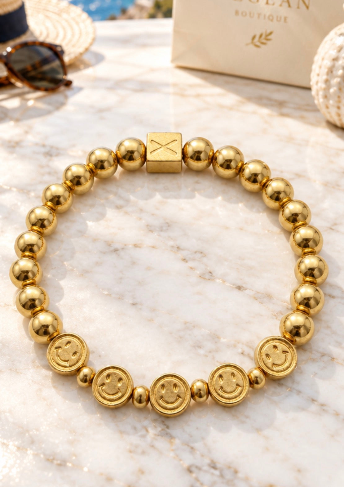 Goldener Smiley