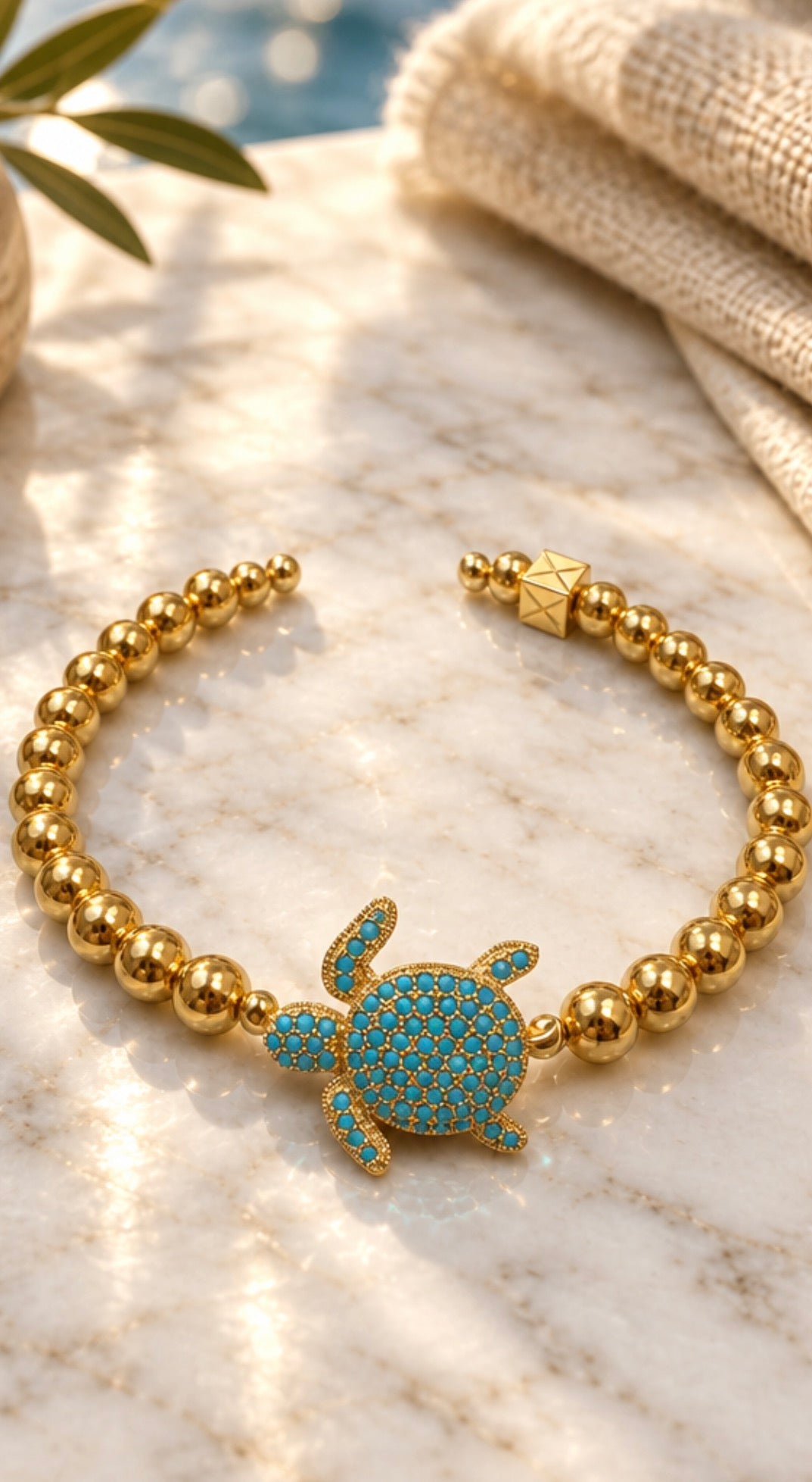 Trésor océanique turquoise